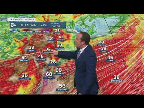 Weather Alert Tuesday due to dangerous winds & extreme fire danger